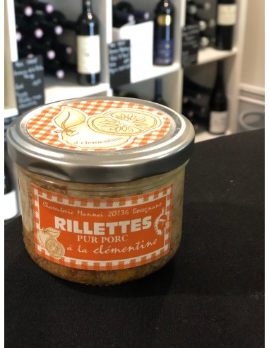 Rillettes pur porc Mannei à la clémentine