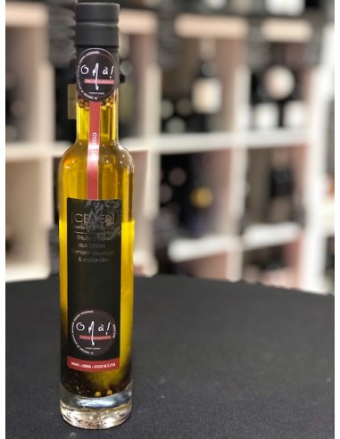 Huile d'olives aux cêpes, romarin sauvage & coriandre OMà!