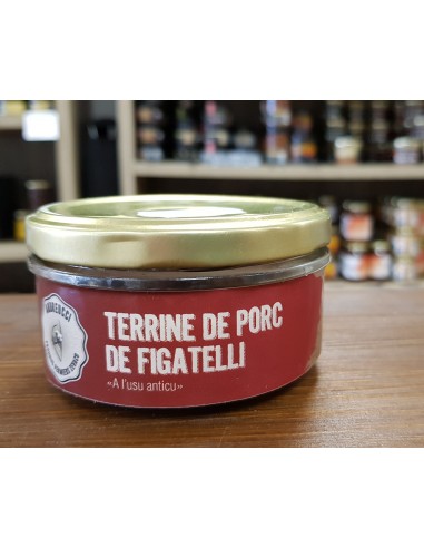 Terrine de porc noir corse au figatellu - Andreucci