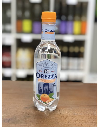 Eau minérale gazeuse corse – Orezza aromatisée Clémentine 33cl Bouteille PET