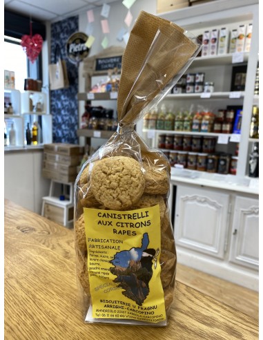 Canistrelli aux citrons rapés -...