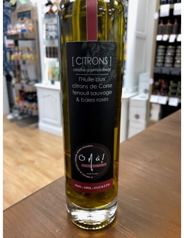 Huile aux Citrons Corses, Fenouil & Baies Roses O’Ma !