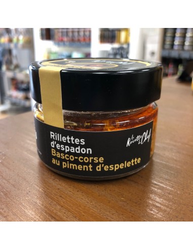 Rillettes d'Espadon Basco-Corse au Piment d'Espelette