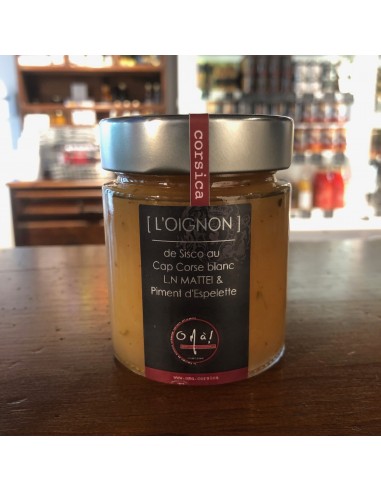 Confit d'Oignon de Sisco au Vermentinu & Piment - OMà! Gourmandises