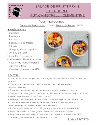 Biscuits - Canistrelli corses à la...