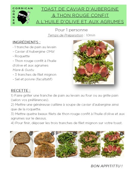 Caviar d'Aubergine Corse Façon Caponata - O’Ma ! Gastronomie corse