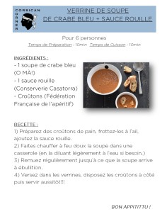 Soupe de Crabe Bleu Flambé... 2