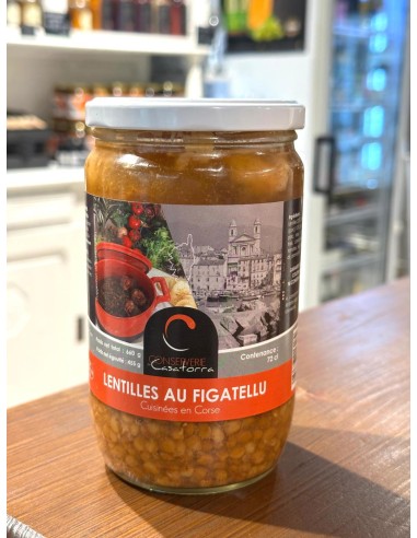 Lentilles au figatellu - Conserverie de Casatorra