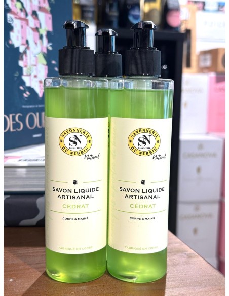 Savon Liquide Cédrat - Savonnerie Du Nebbiu
