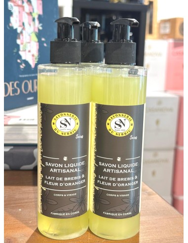 Savon liquide lait de Brebis & Fleur...
