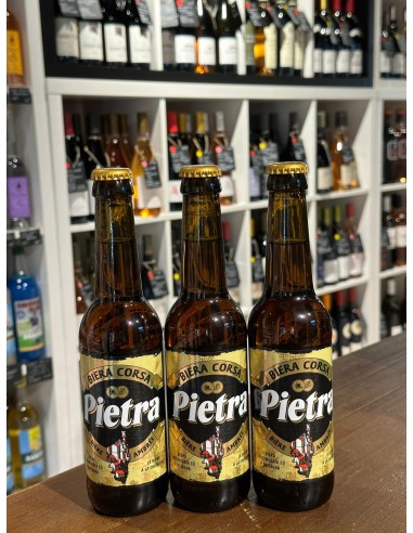 Bière corse Pietra Ambrée à la châtaigne 3x33cl