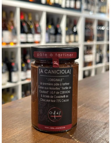 Pâte à tartiner corse aux noisettes et Canistrelli – Caniciola O’Ma !