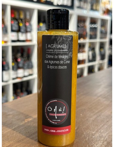 Crème balsamique aux agrumes O’Ma ! Gastronomie corse