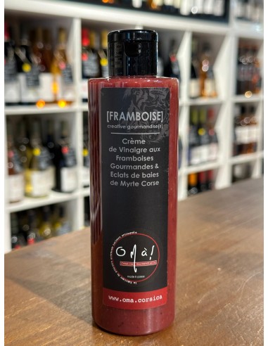 Crème balsamique aux Framboises O’Ma ! Gastronomie corse