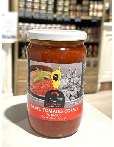 Sauce tomates corses Basilic - Conserverie Casatorra
