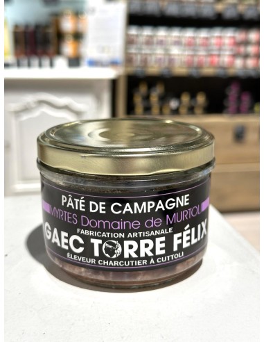 Paté de campagne Felix Torre au porc noir corse et à la myrte