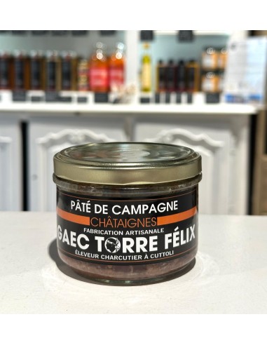 Paté de campagne Felix Torre au porc noir corse et à la châtaigne