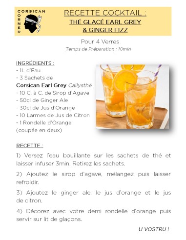 Thé Noir Corse Corsican Earl Grey -... Thé Noir Corse Corsican Earl Grey -...