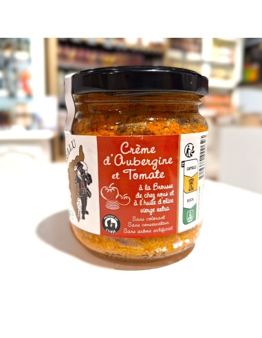 Crème d'Aubergine & Tomate à la Brousse - A Paesana