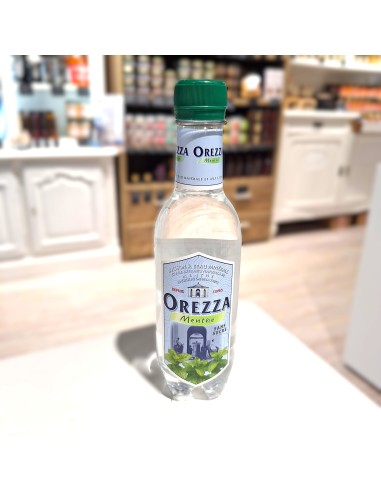 Eau minérale gazeuse corse – Orezza aromatisée Menthe 33cl OU 6x33cl Bouteille PET