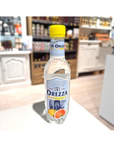 Eau minérale gazeuse corse – Orezza aromatisée Pamplemousse/Cédrat 33cl OU 6x33cl Bouteille PET