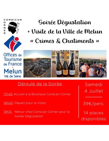 Soirée dégustation & visite de la...