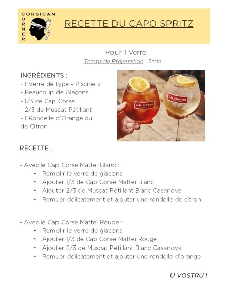Kit de Survie Capo Spritz - Livraison Incluse